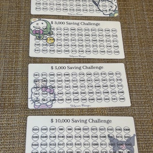 Hello Kitty Saving Challenge /1K/3K/5K/10K/1k Challenge/3K Challenge/5K Challenge/10k Challenge