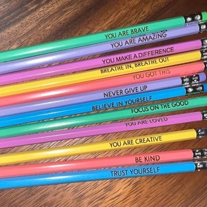 Motivational Pencils-Dozen