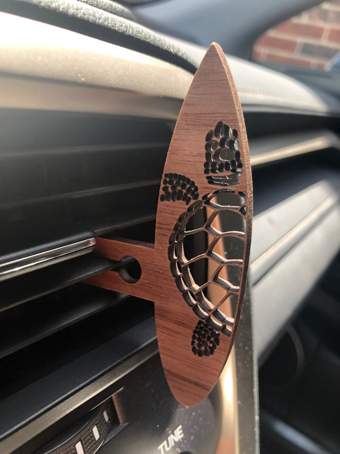 Wood Laser Cut Surfboard with cut out Turtle Mask Holder Car Etsy