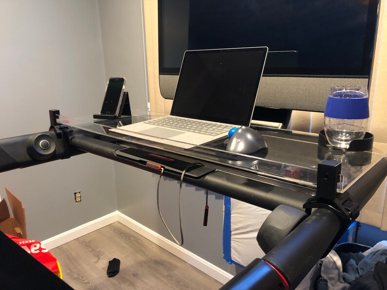 Treadmill Desktop That Fits Treadmills With Level Side Rails Etsy