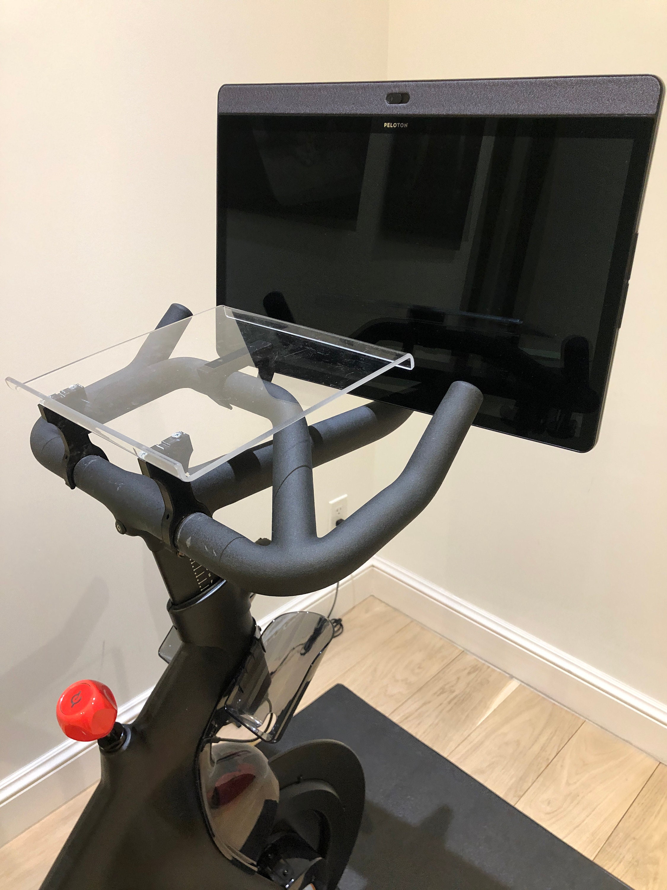 Exercise bike desk, Bike and Bike+ fitting desk top , work, read or exercise , does not block handlebars or knee area