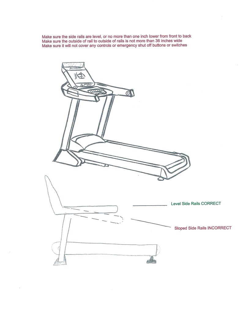 Treadmill Desktop That Fits Treadmills With Level Side Rails Etsy