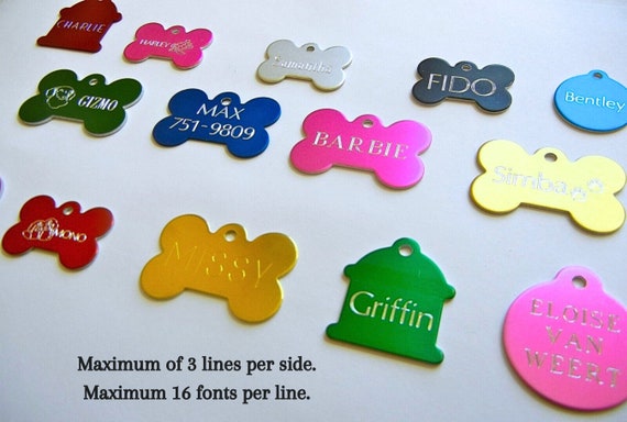 Fido name tags hot sale