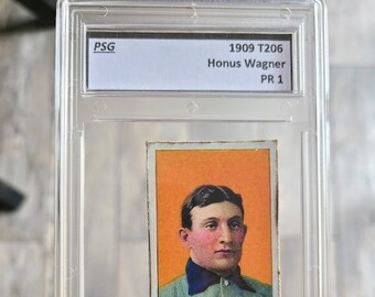 Graded Honus Wagner 1909 T206 custom remake Baseball card