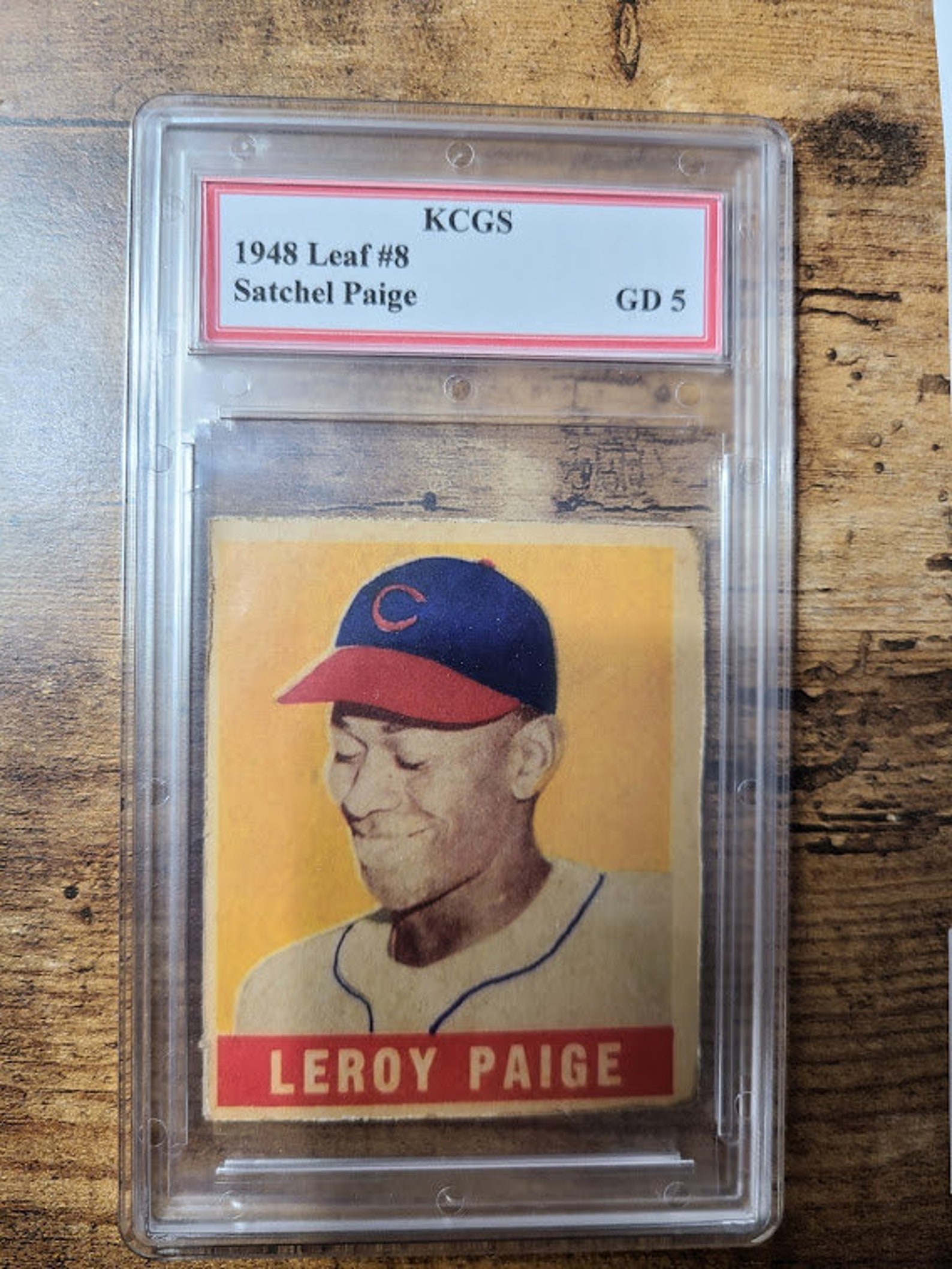 Graded Satchel Paige 1948 Leaf 8 Reprint Baseball Card Etsy