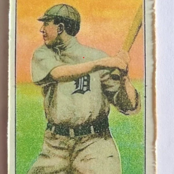 2x Ty Cobb 1909 E90-1 American Caramel custom aged and remade Baseball cards