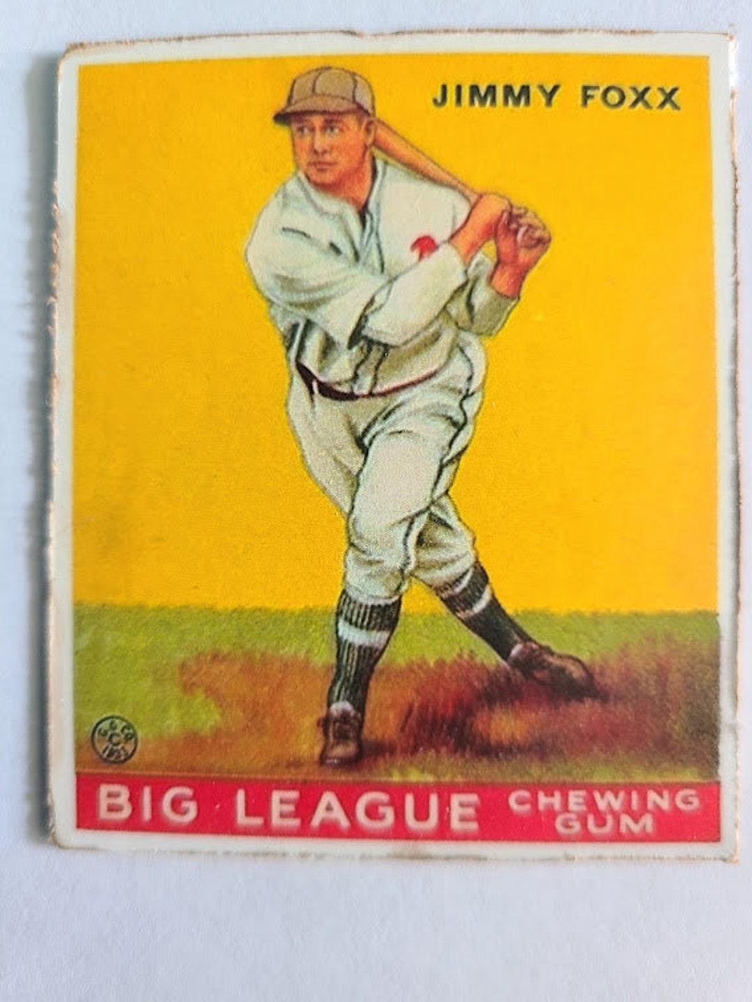 2x Jimmie Foxx 1933 Goudey 29 Reprint Baseball Cards 