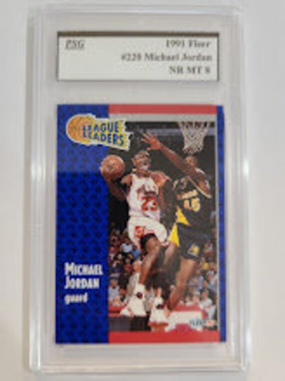 Custom Graded REAL Michael Jordan Card 1991 Hoops 220 Real Etsy