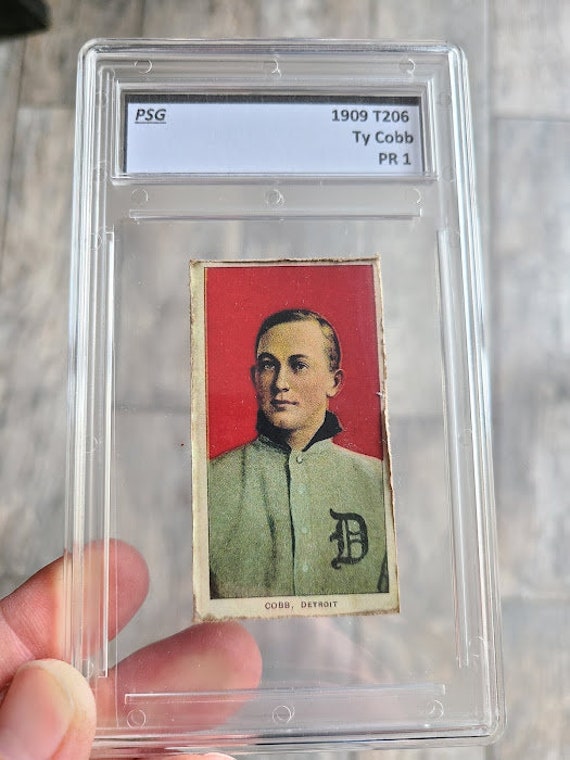 Graded Ty Cobb 1909 T206 Custom Remake Baseball Card 