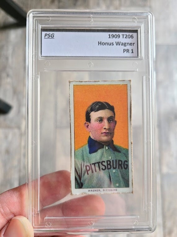 Graded Honus Wagner 1909 T206 Custom Remake Baseball Card -  Sweden