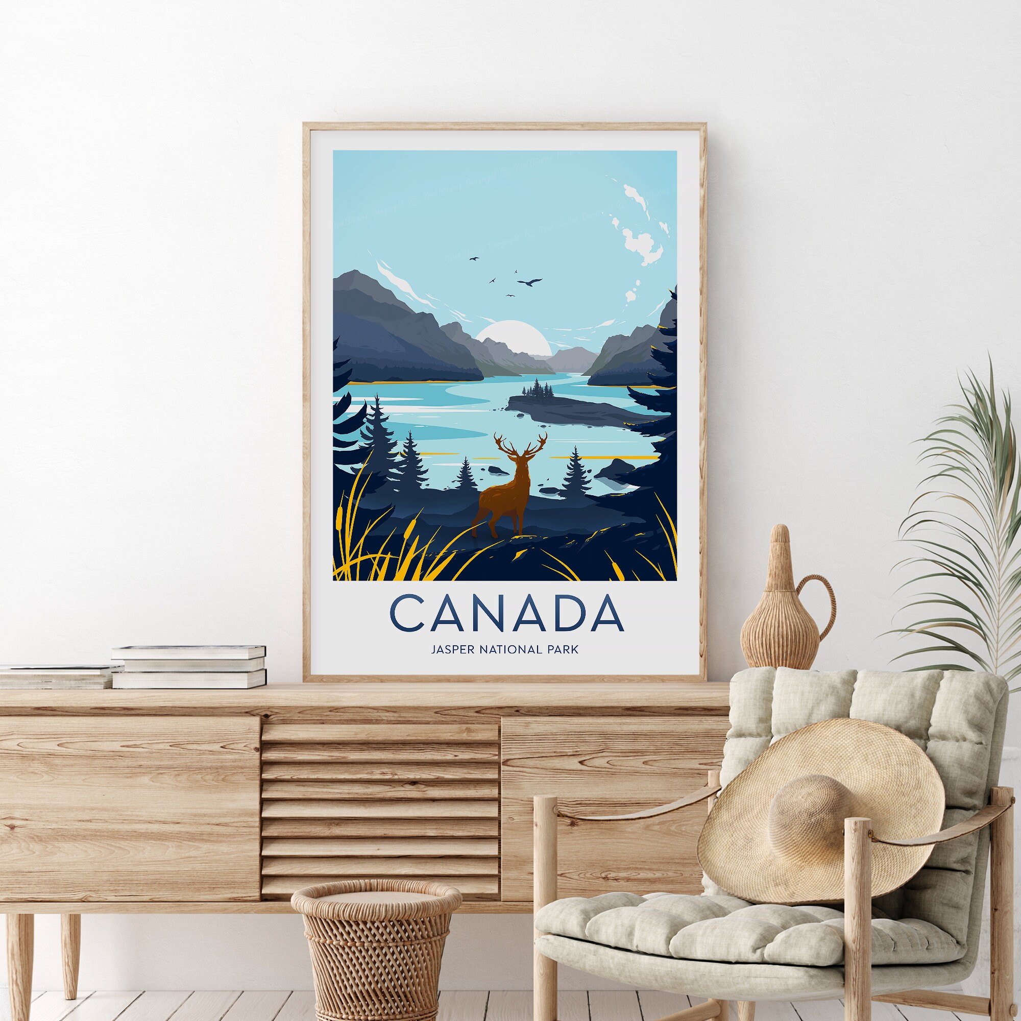 Canada Travel Gift National Print, Jasper - Personalised Park, Present, Poster, Canada Wedding Custom Birthday Etsy Canada Gift, Print Text