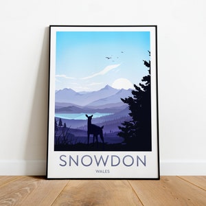 Snowdon travel print - Wales, Swindon poster, Snowdonia print, Birthday print, Wedding gift, Custom Text, Personalised Gift