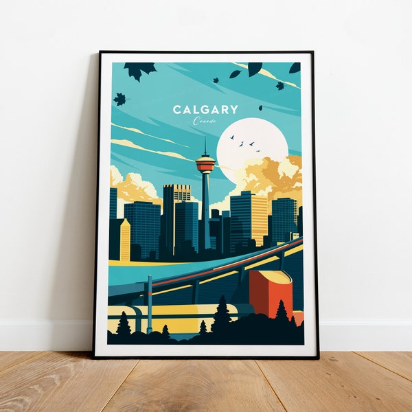 Calgary Poster Etsy