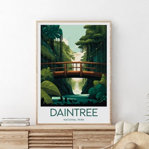 Daintree travel print - National Park Australia, Daintree print, North Queensland, Wedding gift, Birthday present