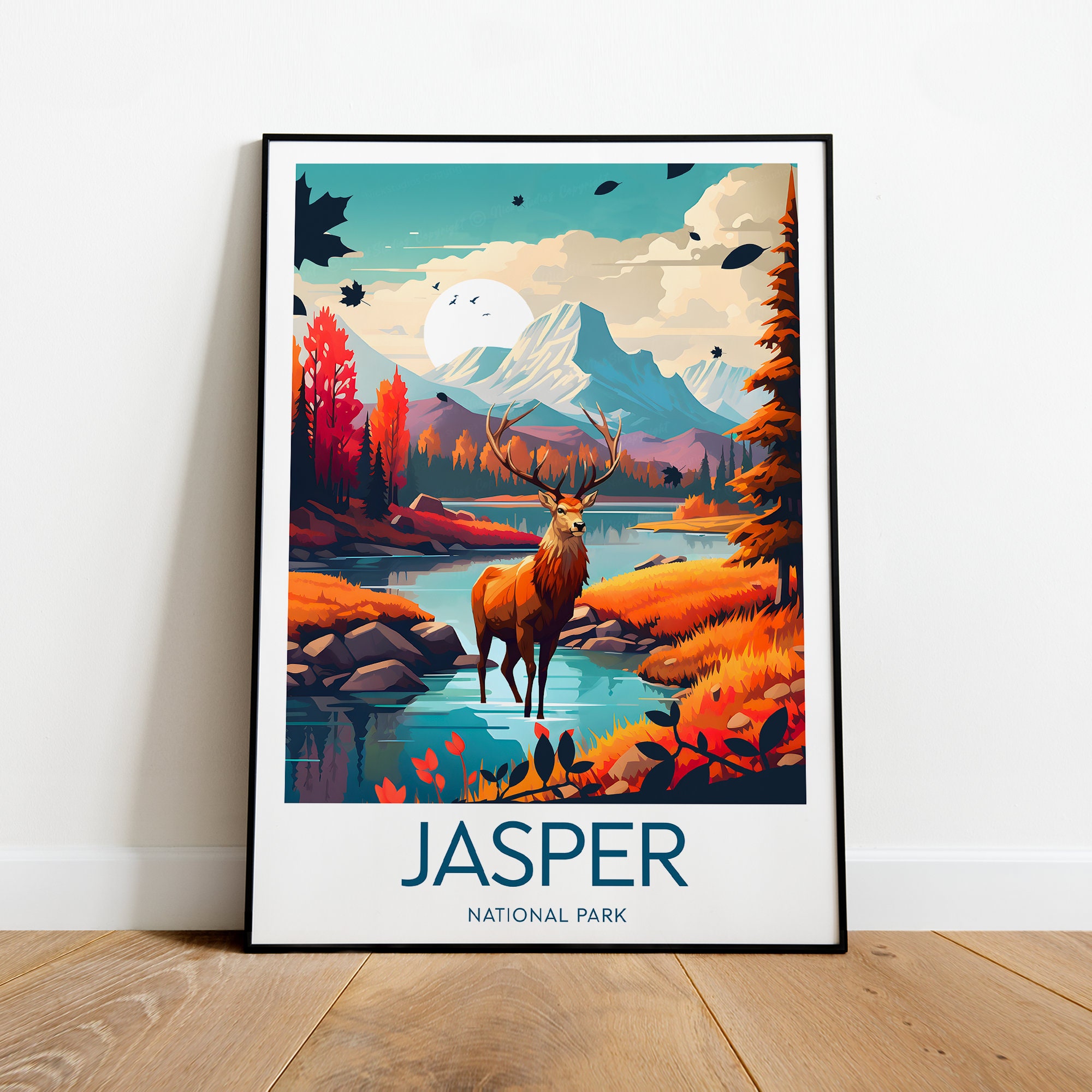 Jasper Canada Poster - Etsy Israel