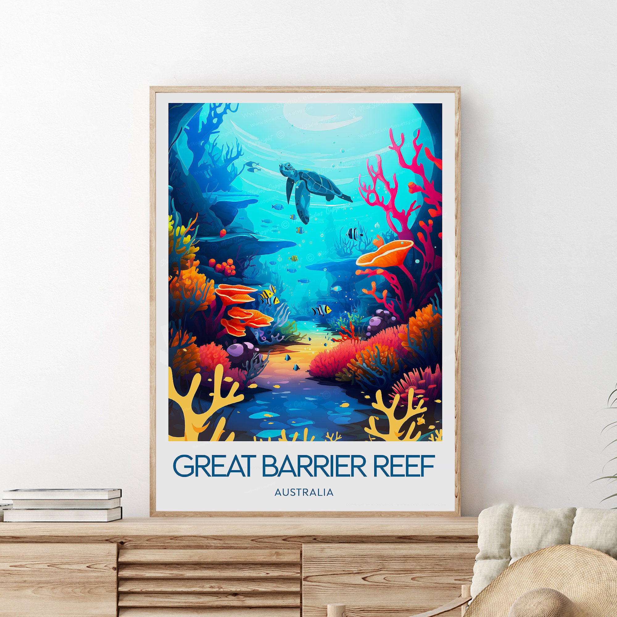 Peter Lik Great Barrier Reef Poster Art Photography Graphics
