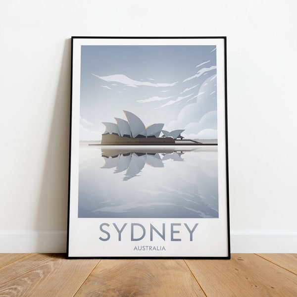 Sydney travel print - Australia, Sydney print, Sydney poster, Australia print, Wedding gift, Birthday present