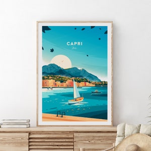 Capri Print, Capri Wall Art, Capri Poster, Capri Photo, Capri Poster Print,  Capri Wall Decor, Naples, Campania, Italy