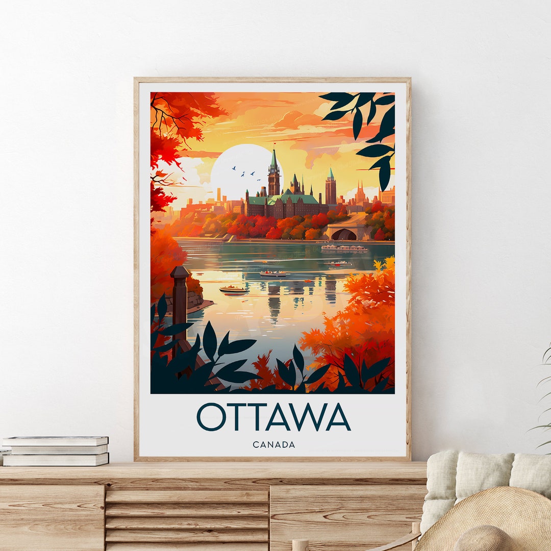 Ottawa Travel Print Canada Ottawa Poster Ottawa Print Etsy Canada