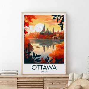 Ottawa travel print - Canada, Ottawa poster, Ottawa print, Wedding gift, Birthday present