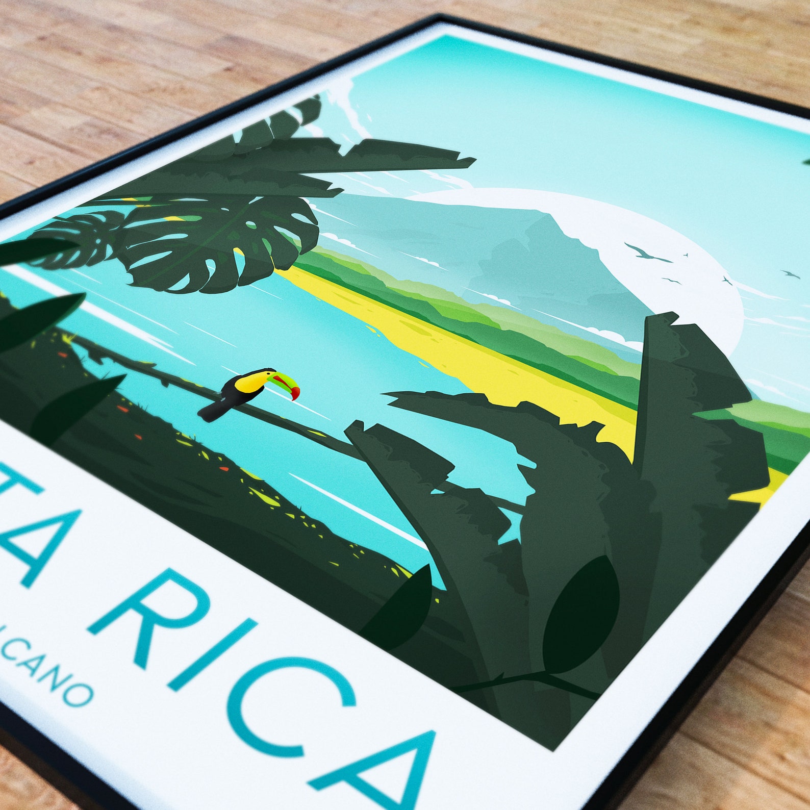 Costa Rica travel print Costa Rica poster San José poster Etsy