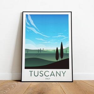 Tuscany travel print - Italy, Tuscany print, Tuscany poster, Tuscany art, Italy print, Italy travel poster by NickStudios