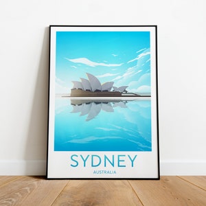 Sydney travel print - Australia, Sydney print, Sydney poster, Australia print, Wedding gift, Birthday present
