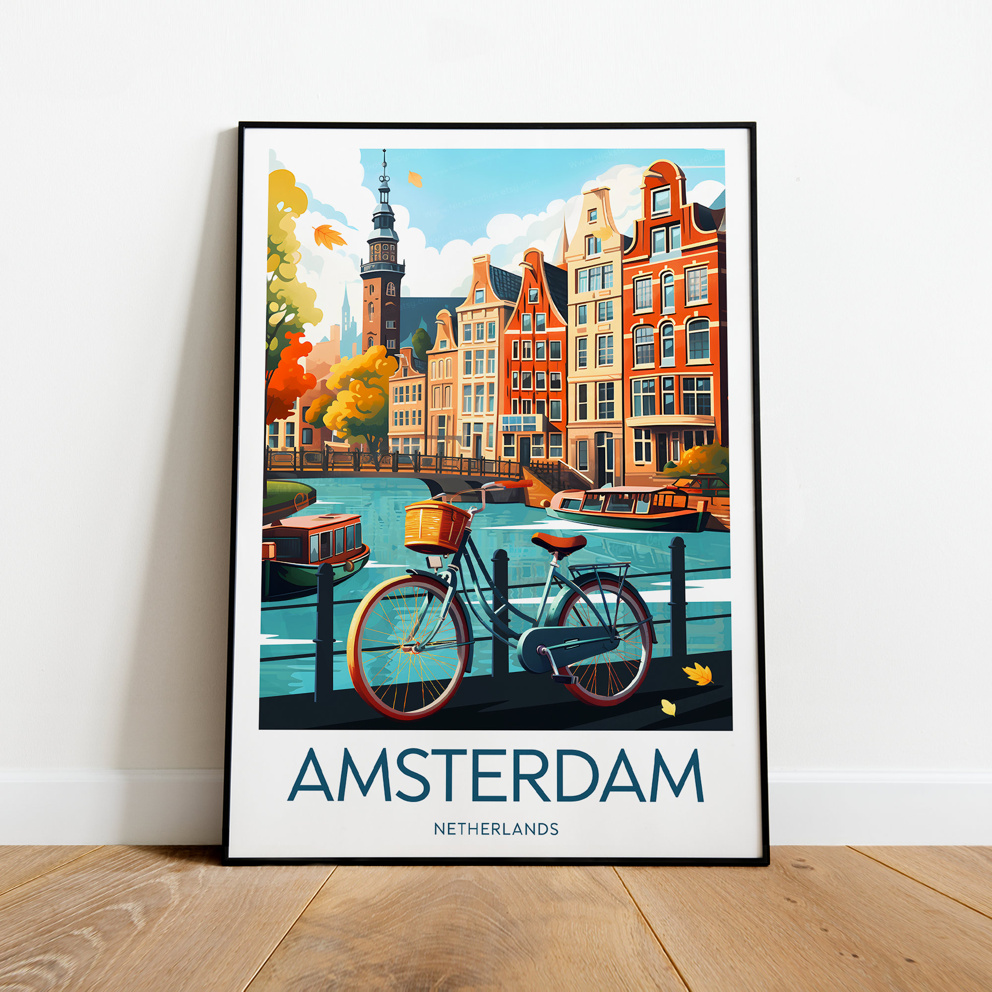 Comprar Póster sobre lienzo para pared de Ámsterdam, impresión de viaje  rosa, decoración de Francia, La Rochelle, cuadro decorativo, pintura,  decoración Vintage de Canadá