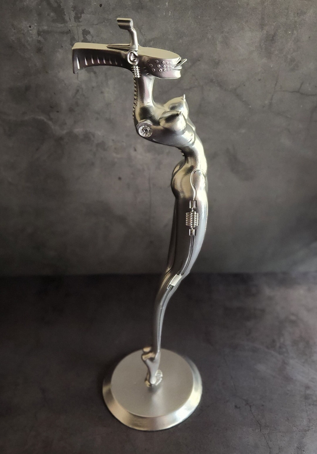 Korn Microphone Stand Statue Etsy