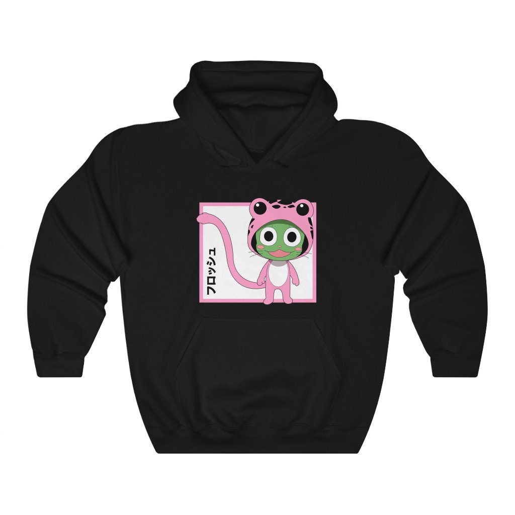 Fairy Tail Frosch Exceed Unisex Hoodie Exceed Fairy Tail Sabertooth Guild Anime Hoodie Rogue Cheney Fairy Tail Merch Fairy Tail Hoodie