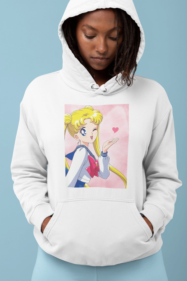 sailor moon bershka hoodie