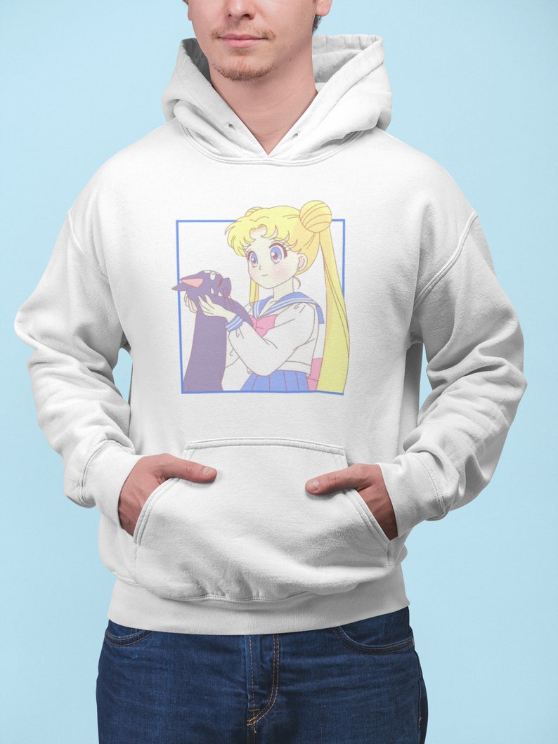 sailor moon bershka hoodie