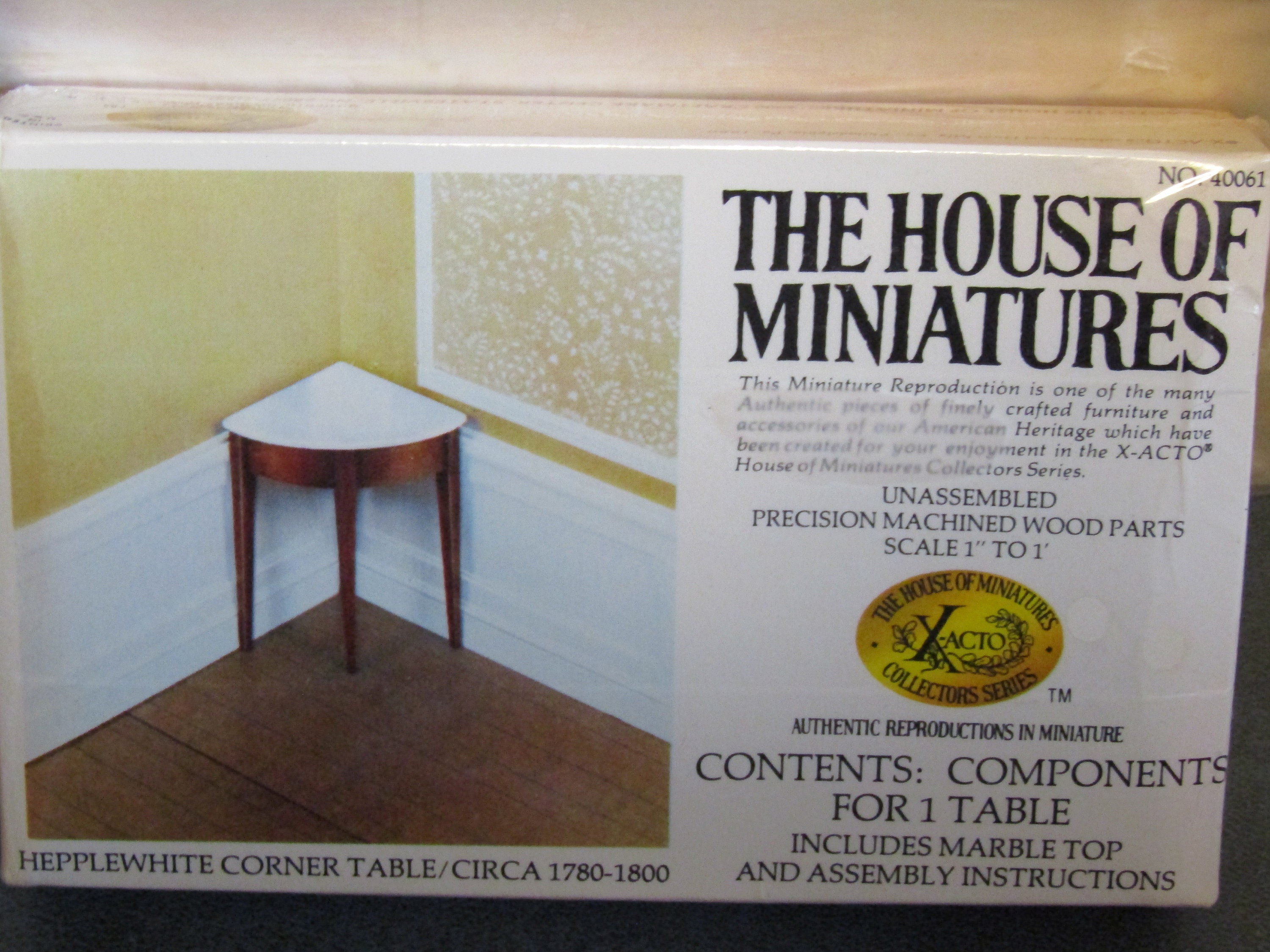 House of Miniatures Furniture Kit 40061 112 scale Dollhouse Etsy