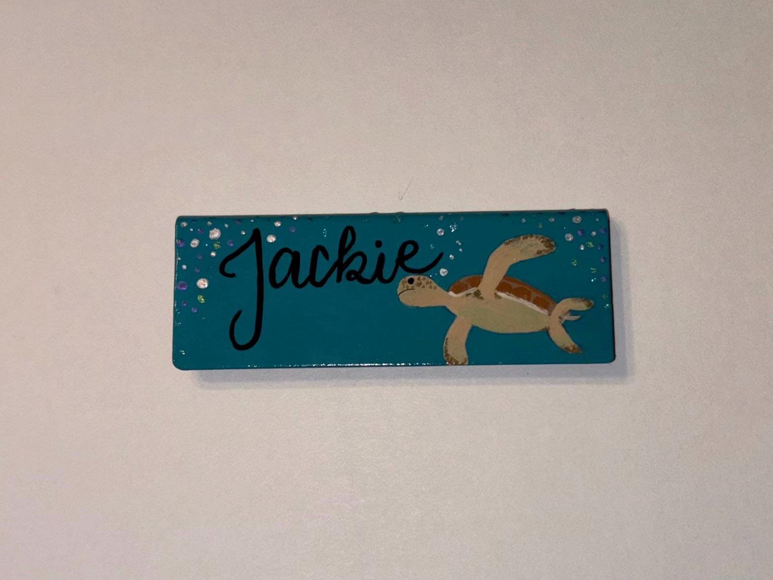 Painted Name Tags - Etsy