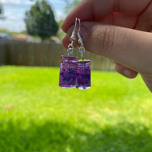 Fruit Jar Dangling Earrings