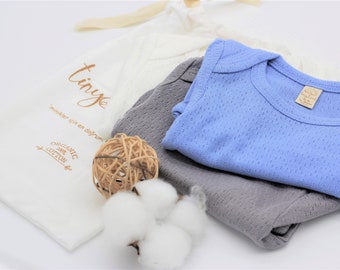Organic Turkish Cotton Baby Bodysuit - Soft, Breathable Clothing