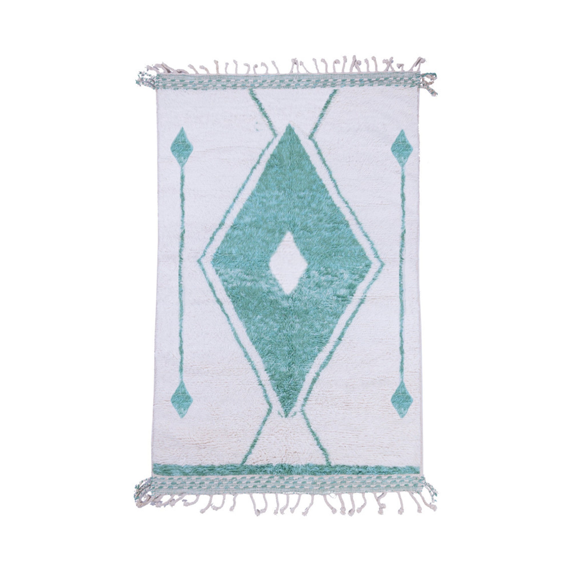 Tapis Vert Beni Ourain,