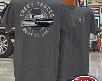 Cruisin Sports - Built to Last - chevrolet tshirt - official chevrolet - chevy trucks - custom printed