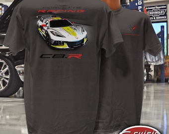 Cruisin Sports - C8.r corvette - new corvette shirt - corvette racing - custom printed