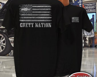 Cruisin Sports - Chevy Nation- chevrolet tshirt - official chevrolet - vintage chevy - custom printed