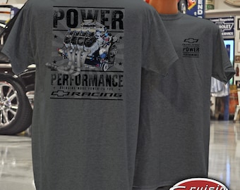 Cruisin Sports - Chevrolet Power and Performance - chevrolet tshirt - official chevrolet - chevy engine - custom printed