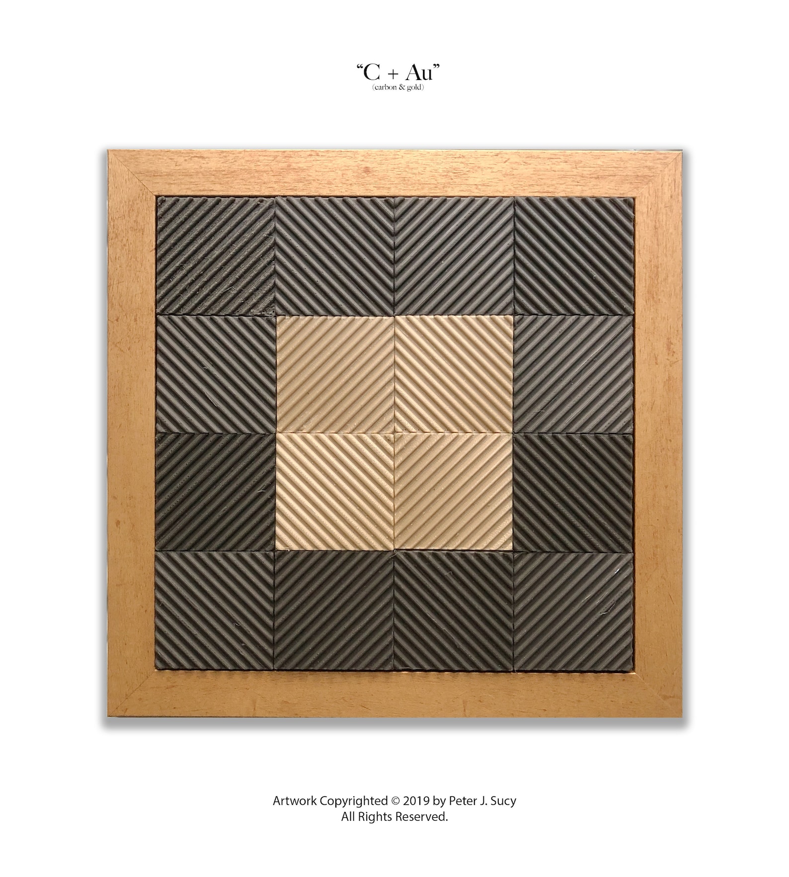C + Au (Carbon + Gold) by Peter J. Sucy