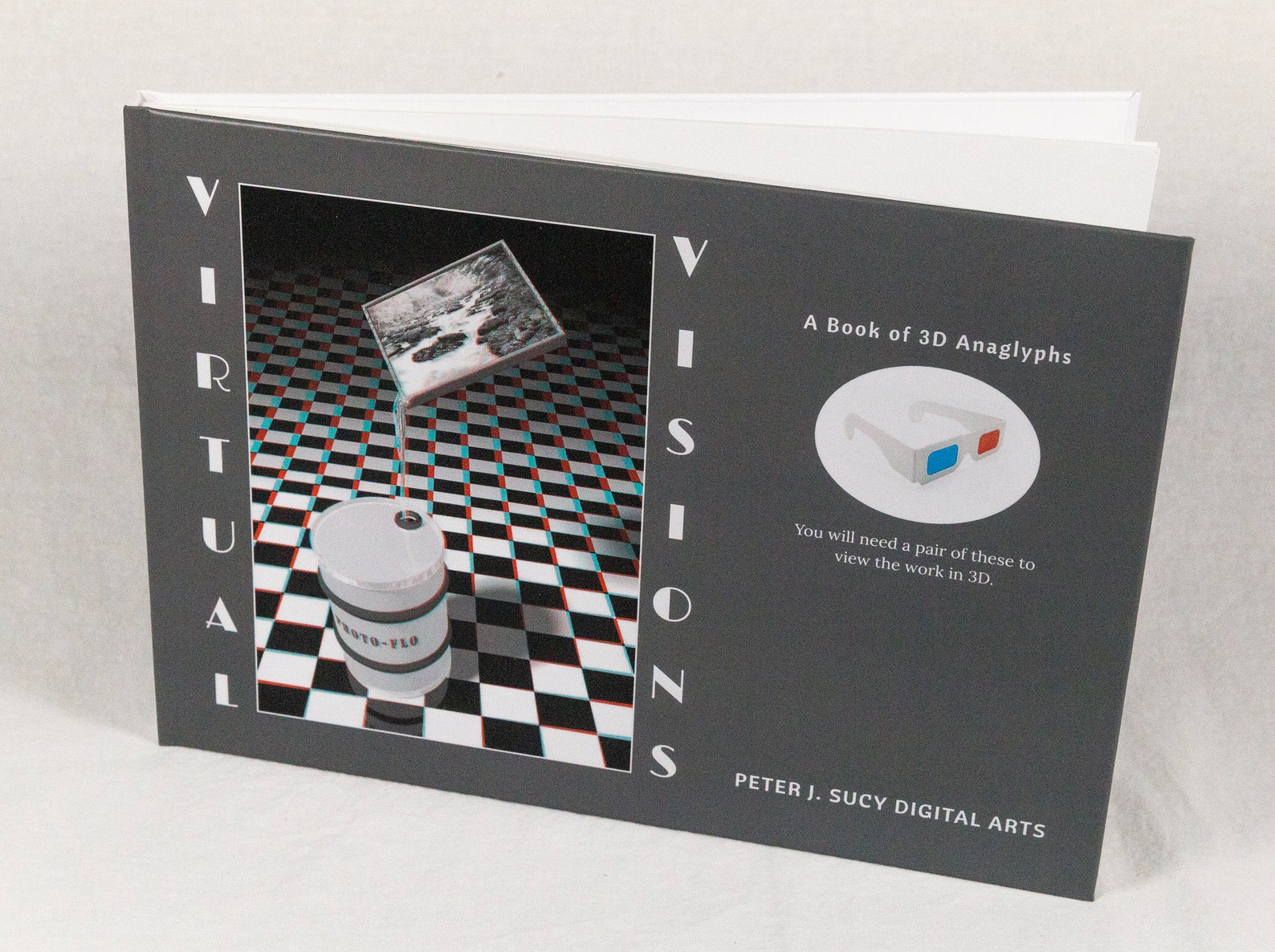 Virtual Visions 3D Anaglyph Book by Peter J. Sucy