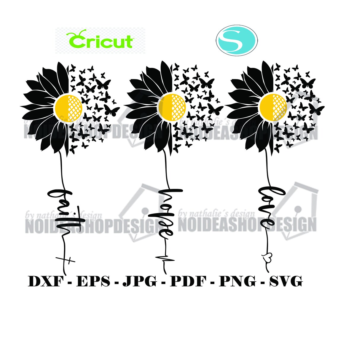 Free Free 96 Faith Hope Love Sunflower Svg SVG PNG EPS DXF File