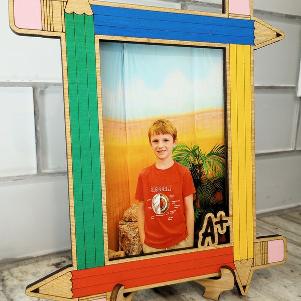 Back-to-School Picture Frame | School Picture Frame | Pencil Frame