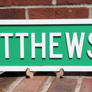 Custom Street Name Sign: Personalized Road Name Wall Decor