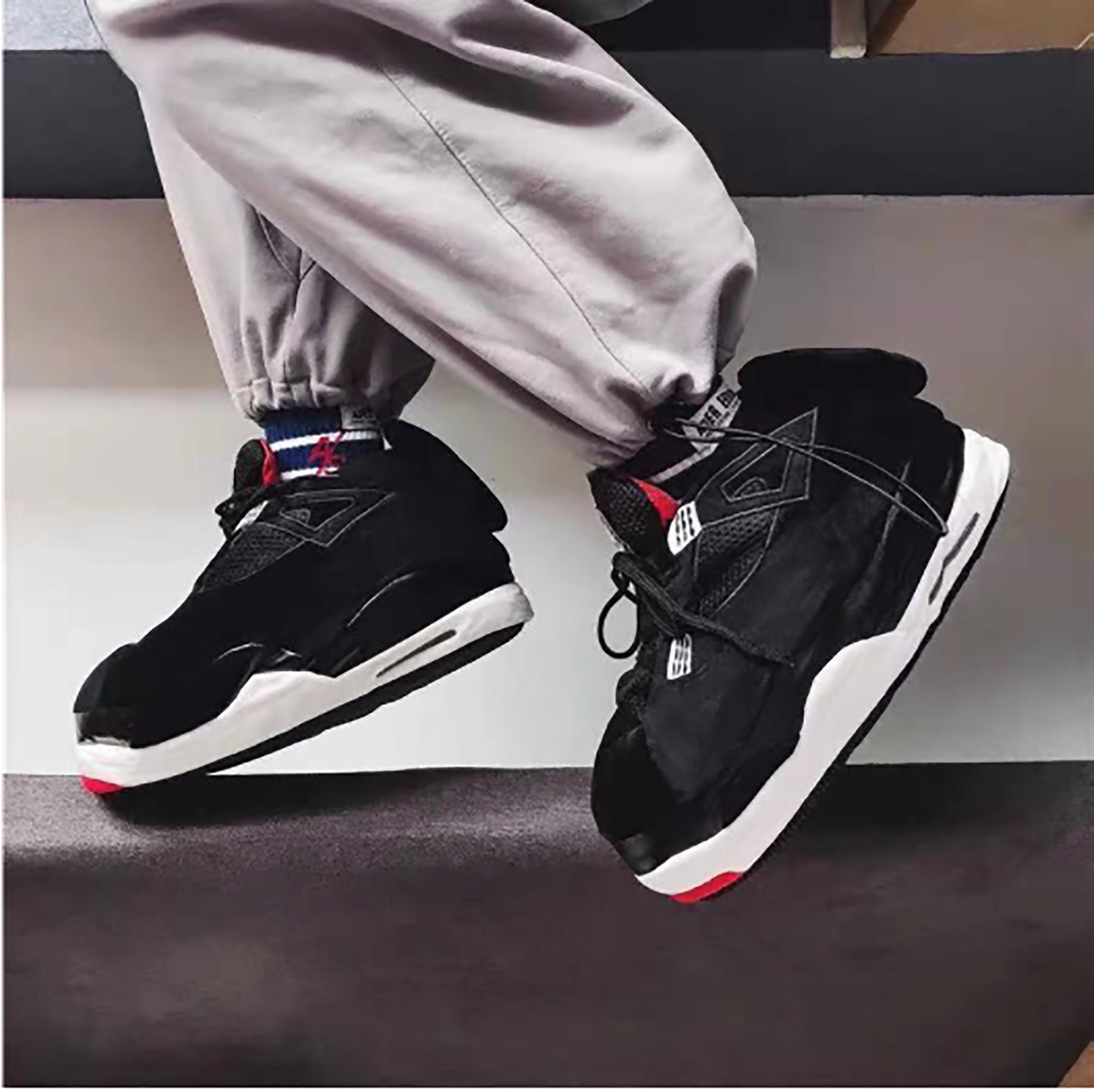 Nike Air Jordan 4 Retro Slippers / Nike AirJordan Sneakers Etsy