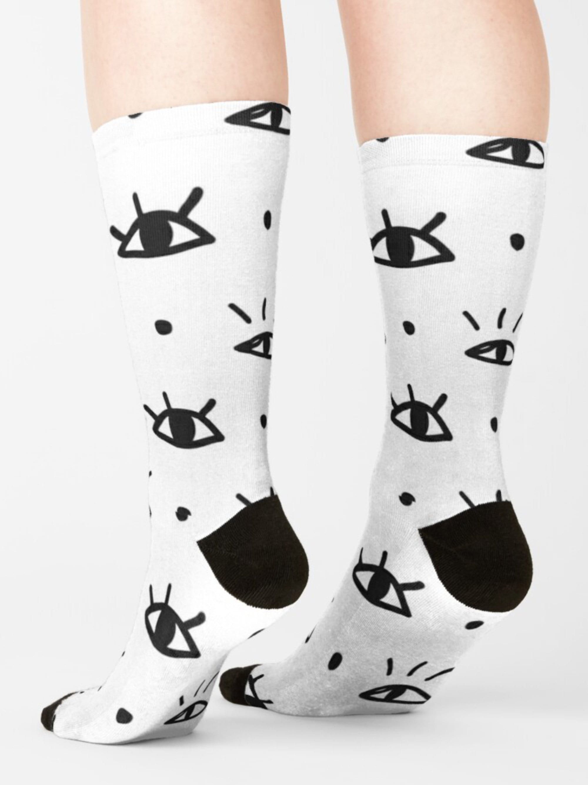 Abstract Eye Socks / Funny And Stylish Socks / Unique Gift Etsy