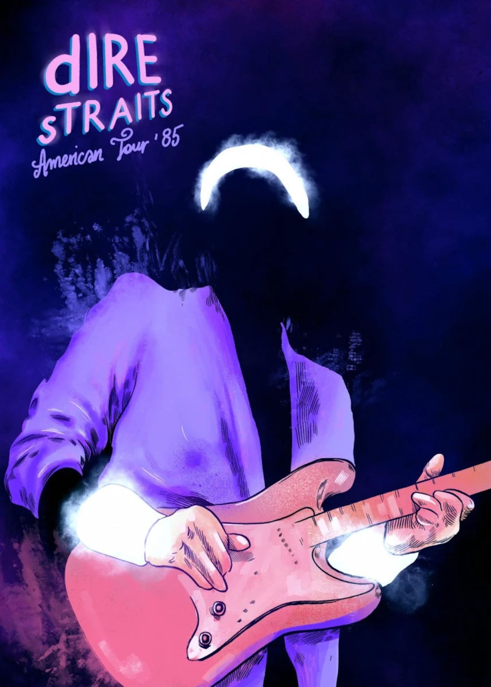 Dire Straits Gloss Poster 17x 24 Etsy