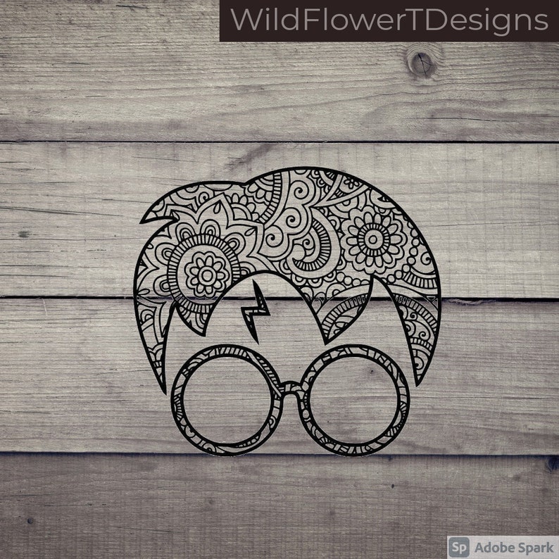 Download Harry Potter Mandala svg Harry Potter Mandala Cricut | Etsy